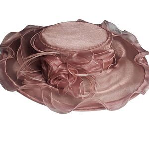 Vintage Fine Millinery By August Accessories Pink Hat‎
